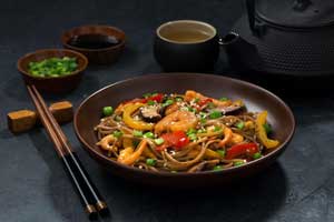 Wok restaurant in Belgi�